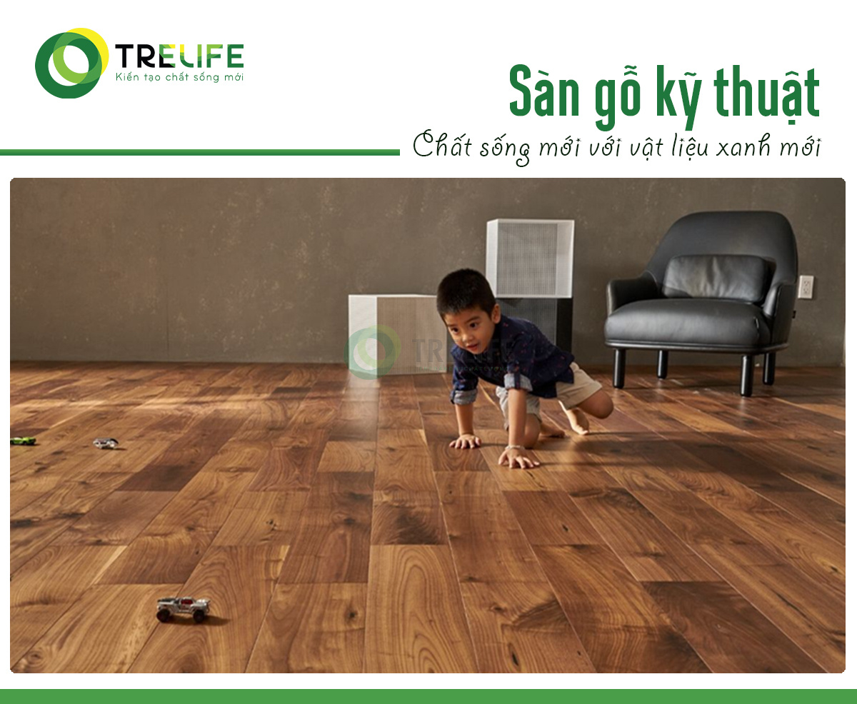 Sàn gỗ kỹ thuật và Sàn gỗ tự nhiên: BẰNG MẶT BẰNG CẢ LÒNG